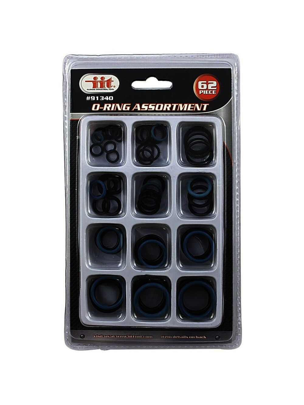 Illinois Industrial Tool 62-pc. O-Ring Assortment